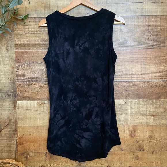Marbled Charcoal Black Tank, Great Layering Piece - Picture 7 of 9